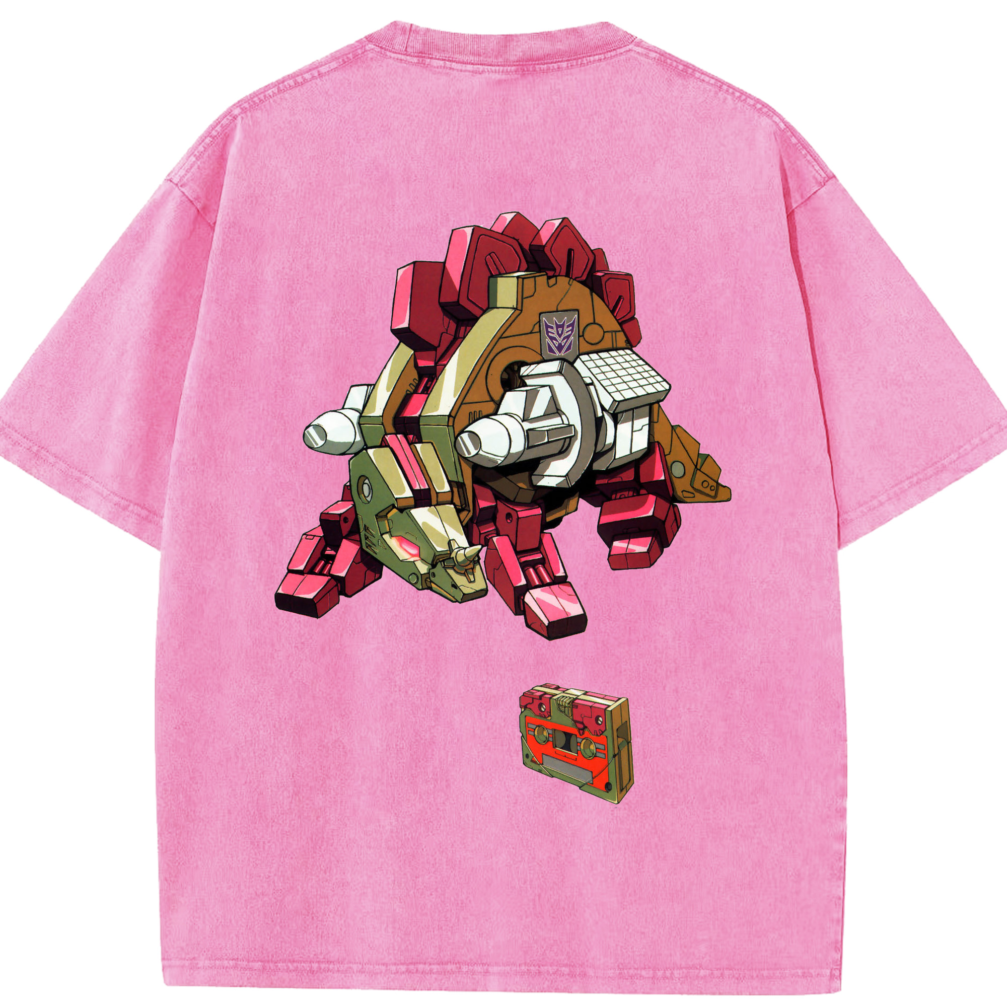（画像用）  綿100% ヴィンテージ風 半袖Tシャツ（背面プリント）